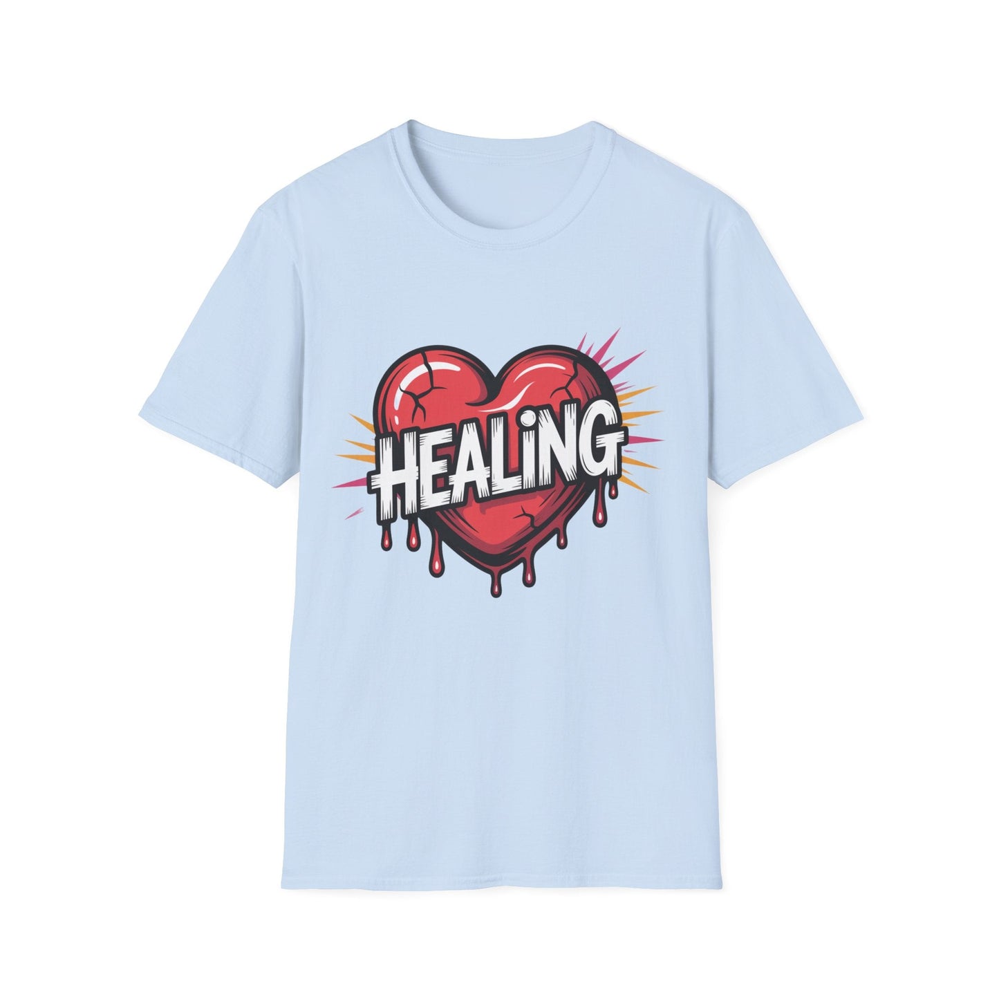 Healing Heart Unisex T-Shirt- Recovery Addiction T shirt - NEXT CHAPTER APPAREL