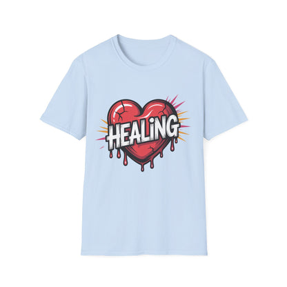 Healing Heart Unisex T-Shirt- Recovery Addiction T shirt - NEXT CHAPTER APPAREL