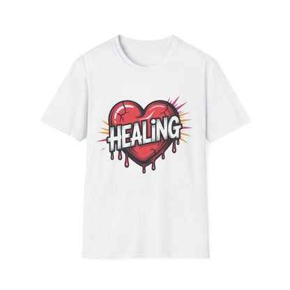 Healing Heart Unisex T-Shirt- Recovery Addiction T shirt - NEXT CHAPTER APPAREL