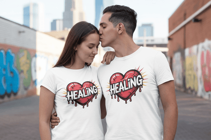 Healing Heart Unisex T-Shirt- Recovery Addiction T shirt - NEXT CHAPTER APPAREL