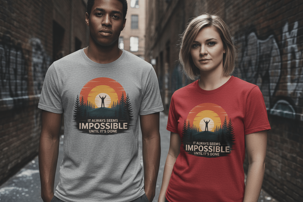 It Always seems Impossible Unisex T-Shirt - NEXT CHAPTER APPAREL