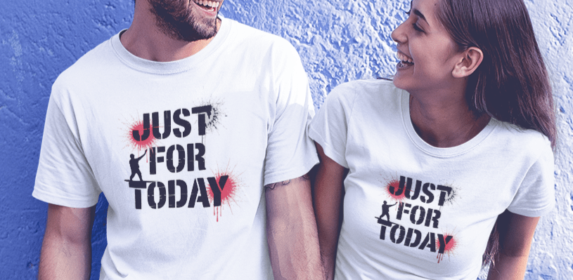 Just for Today Unisex Softstyle T-Shirt - NEXT CHAPTER APPAREL