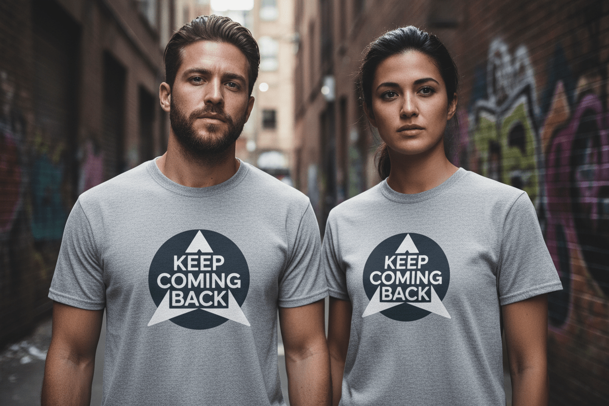 Keep Coming Back Unisex Recovery Addiction T-Shirt - NEXT CHAPTER APPAREL