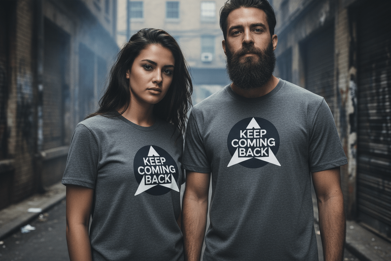 Keep Coming Back Unisex Recovery Addiction T-Shirt - NEXT CHAPTER APPAREL