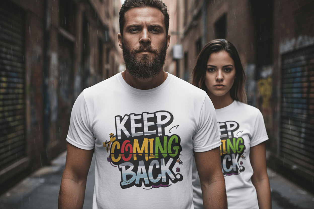 Keep Coming Back Unisex Softstyle Recovery Addiction T shirt - NEXT CHAPTER APPAREL