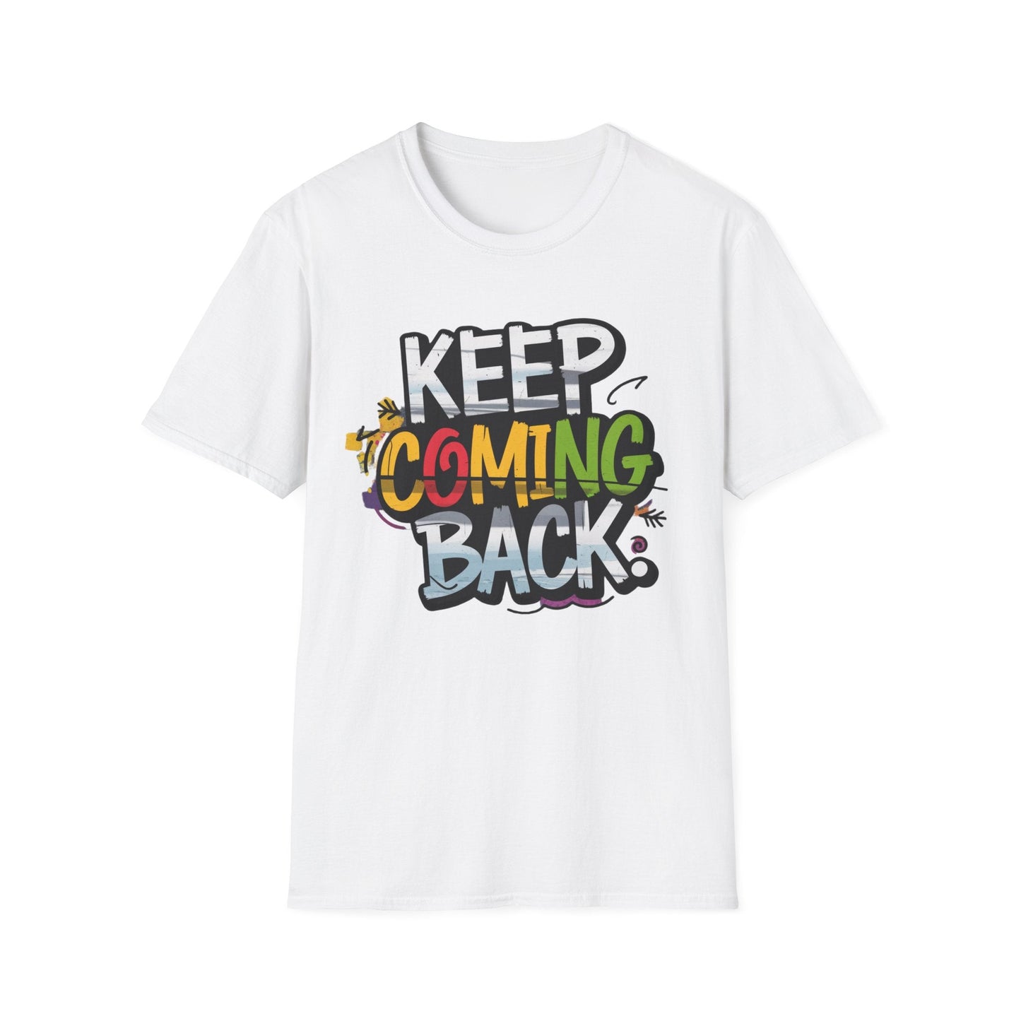 Keep Coming Back Unisex Softstyle Recovery Addiction T shirt - NEXT CHAPTER APPAREL
