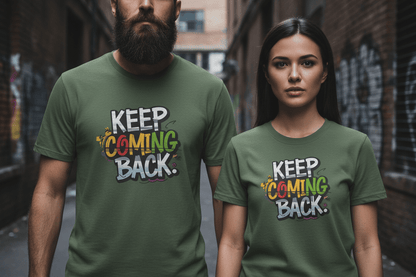 Keep Coming Back Unisex Softstyle Recovery Addiction T shirt - NEXT CHAPTER APPAREL