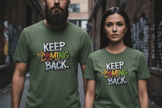 Keep Coming Back Unisex Softstyle Recovery Addiction T shirt - NEXT CHAPTER APPAREL