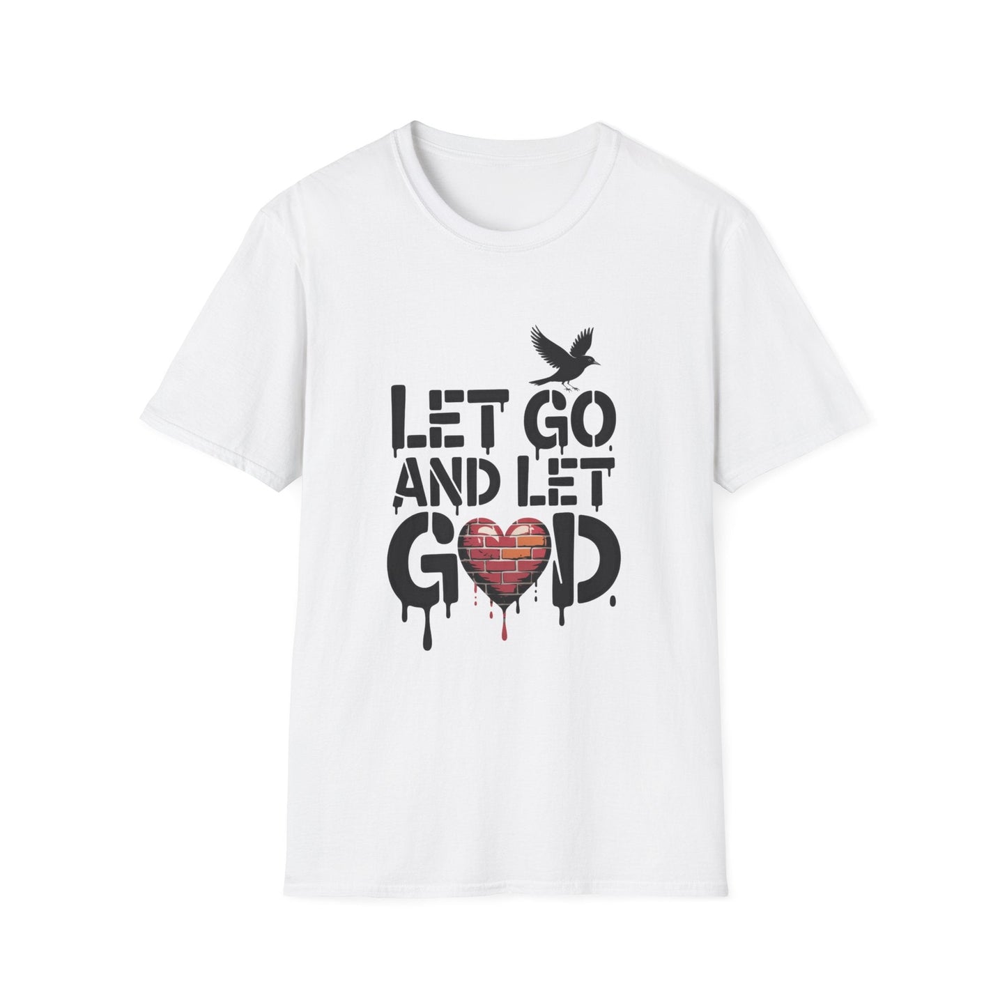 Let go and Let God Unisex Softstyle T-Shirt - NEXT CHAPTER APPAREL