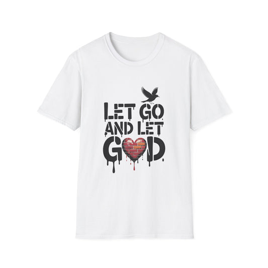 Let go and Let God Unisex Softstyle T-Shirt - NEXT CHAPTER APPAREL