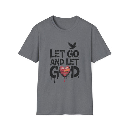 Let go and Let God Unisex Softstyle T-Shirt - NEXT CHAPTER APPAREL