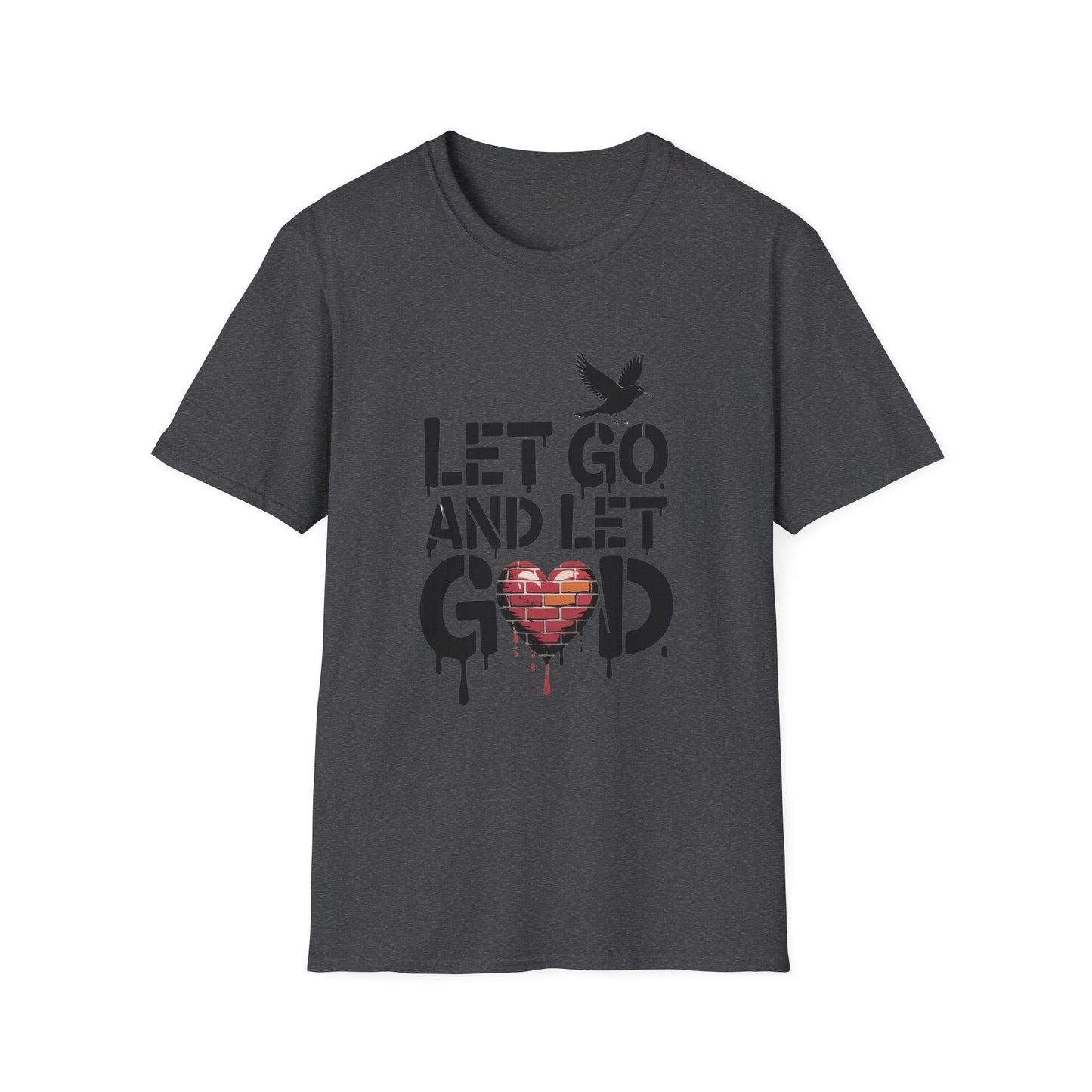 Let go and Let God Unisex Softstyle T-Shirt - NEXT CHAPTER APPAREL