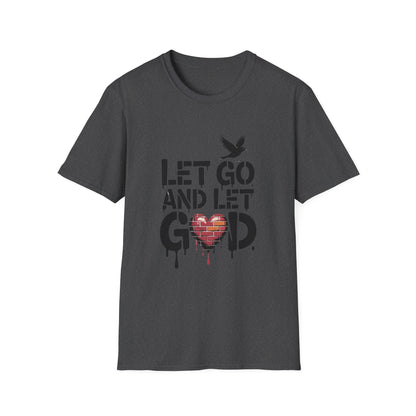 Let go and Let God Unisex Softstyle T-Shirt - NEXT CHAPTER APPAREL