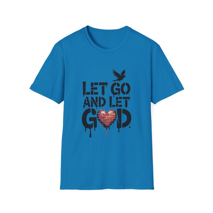 Let go and Let God Unisex Softstyle T-Shirt - NEXT CHAPTER APPAREL