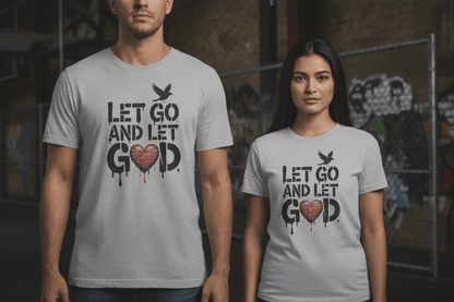 Let go and Let God Unisex Softstyle T-Shirt - NEXT CHAPTER APPAREL