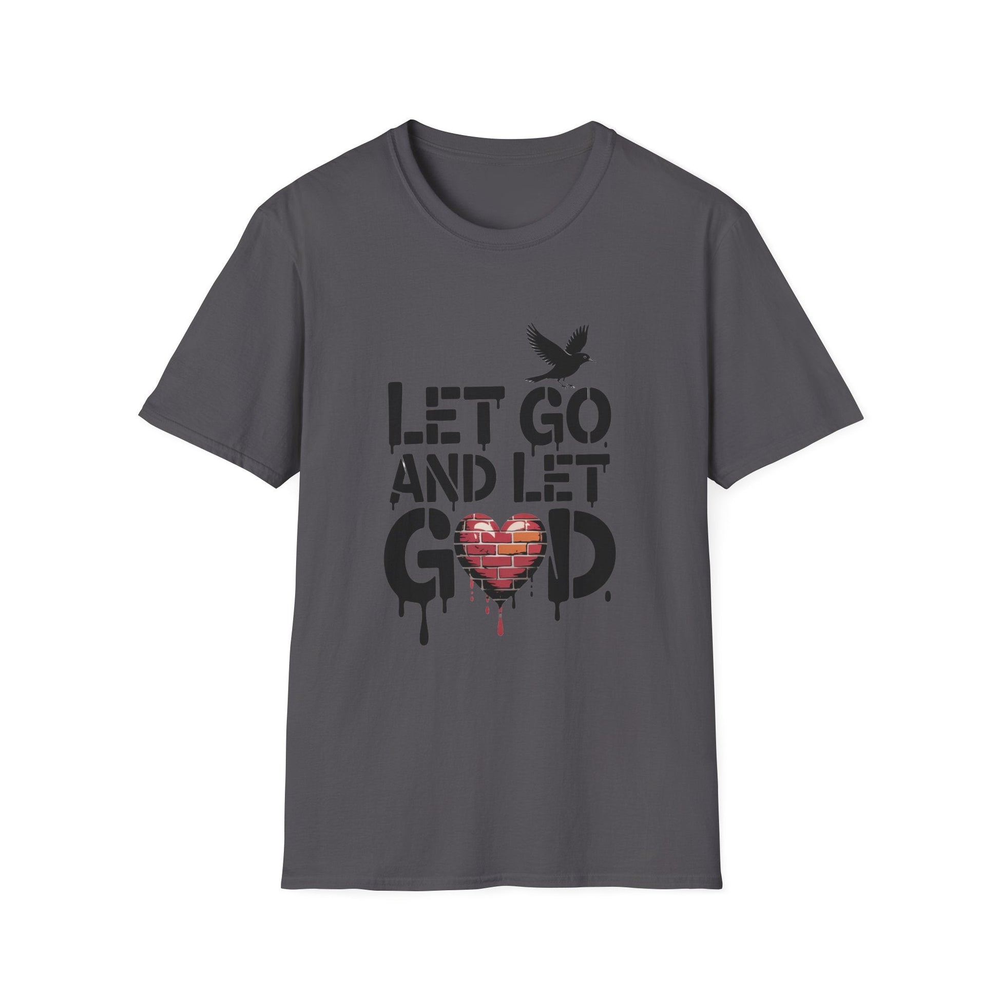 Let go and Let God Unisex Softstyle T-Shirt - NEXT CHAPTER APPAREL