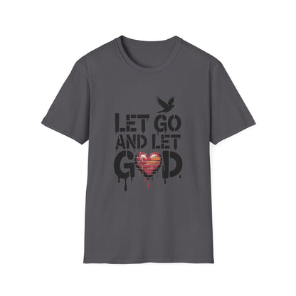 Let go and Let God Unisex Softstyle T-Shirt - NEXT CHAPTER APPAREL