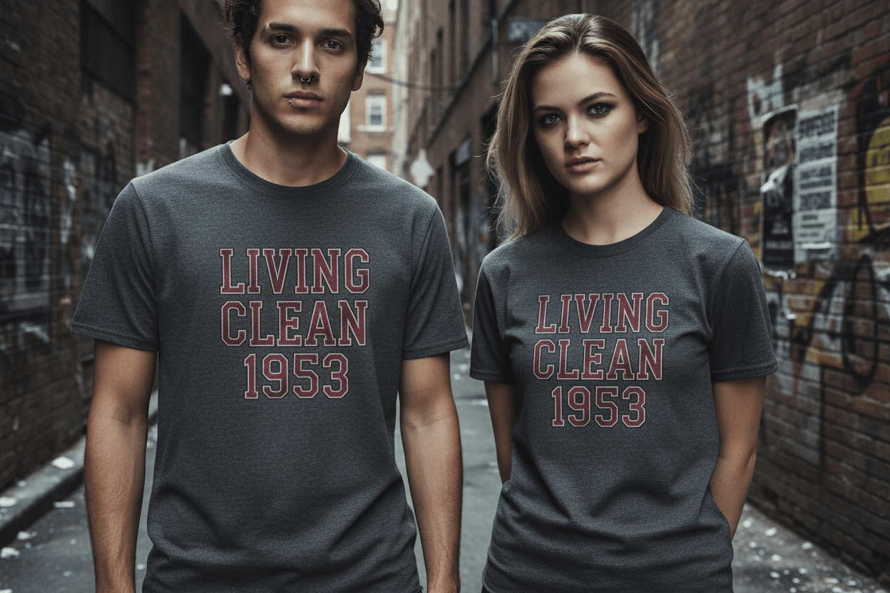 Living Clean 1953 Unisex Softstyle T-Shirt - NEXT CHAPTER APPAREL