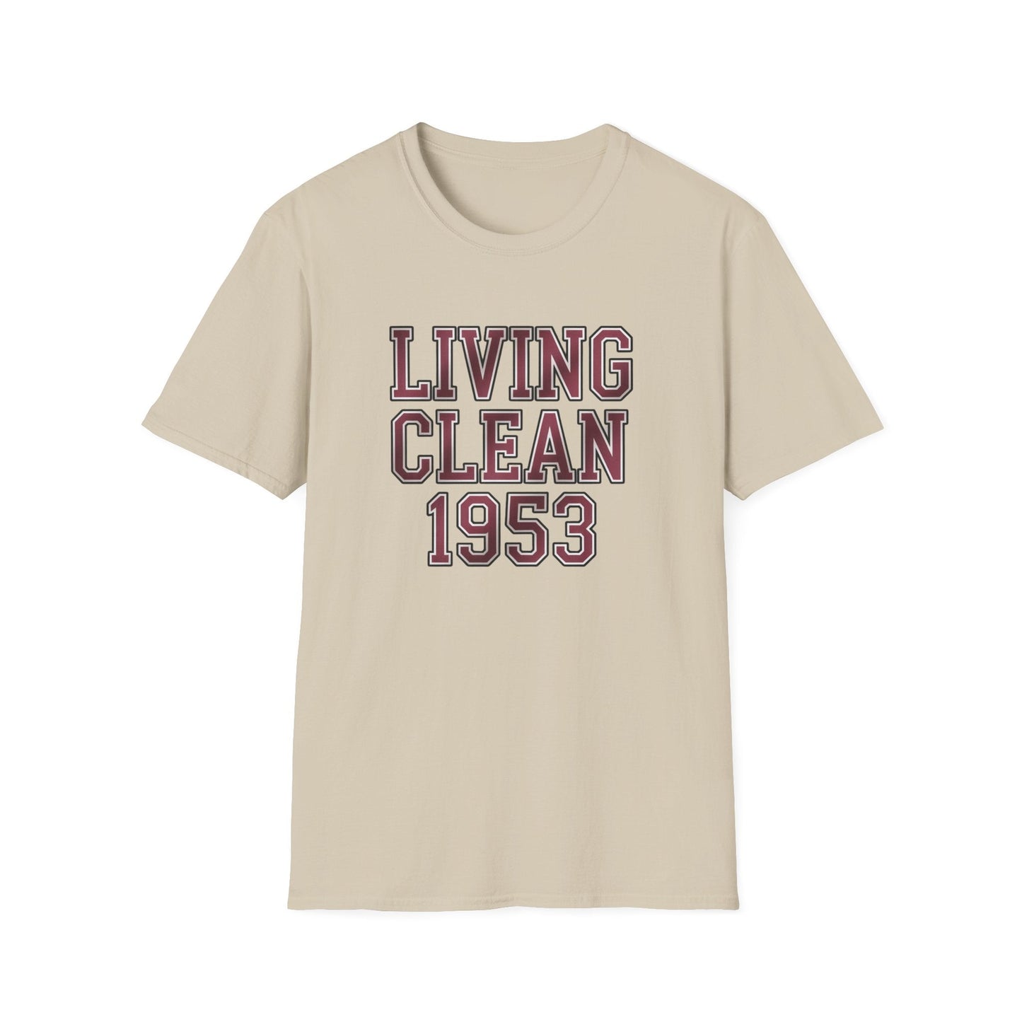 Living Clean 1953 Unisex Softstyle T-Shirt - NEXT CHAPTER APPAREL