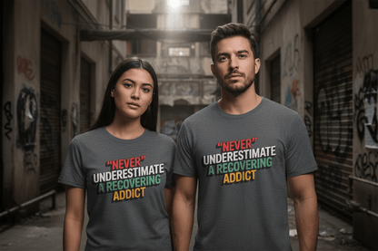 Never Underestimate A Recovering Addict - NEXT CHAPTER APPAREL
