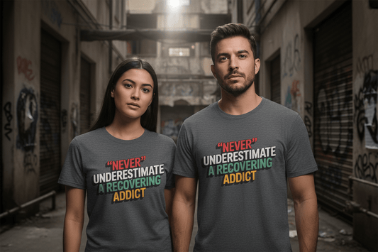 Never Underestimate A Recovering Addict - NEXT CHAPTER APPAREL