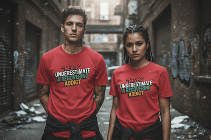 Never Underestimate A Recovering Addict - NEXT CHAPTER APPAREL
