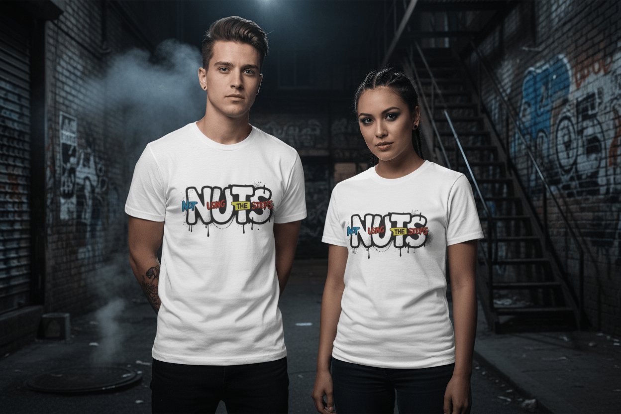 Nuts Not Using The Steps - Unisex Softstyle T-Shirt - NEXT CHAPTER APPAREL
