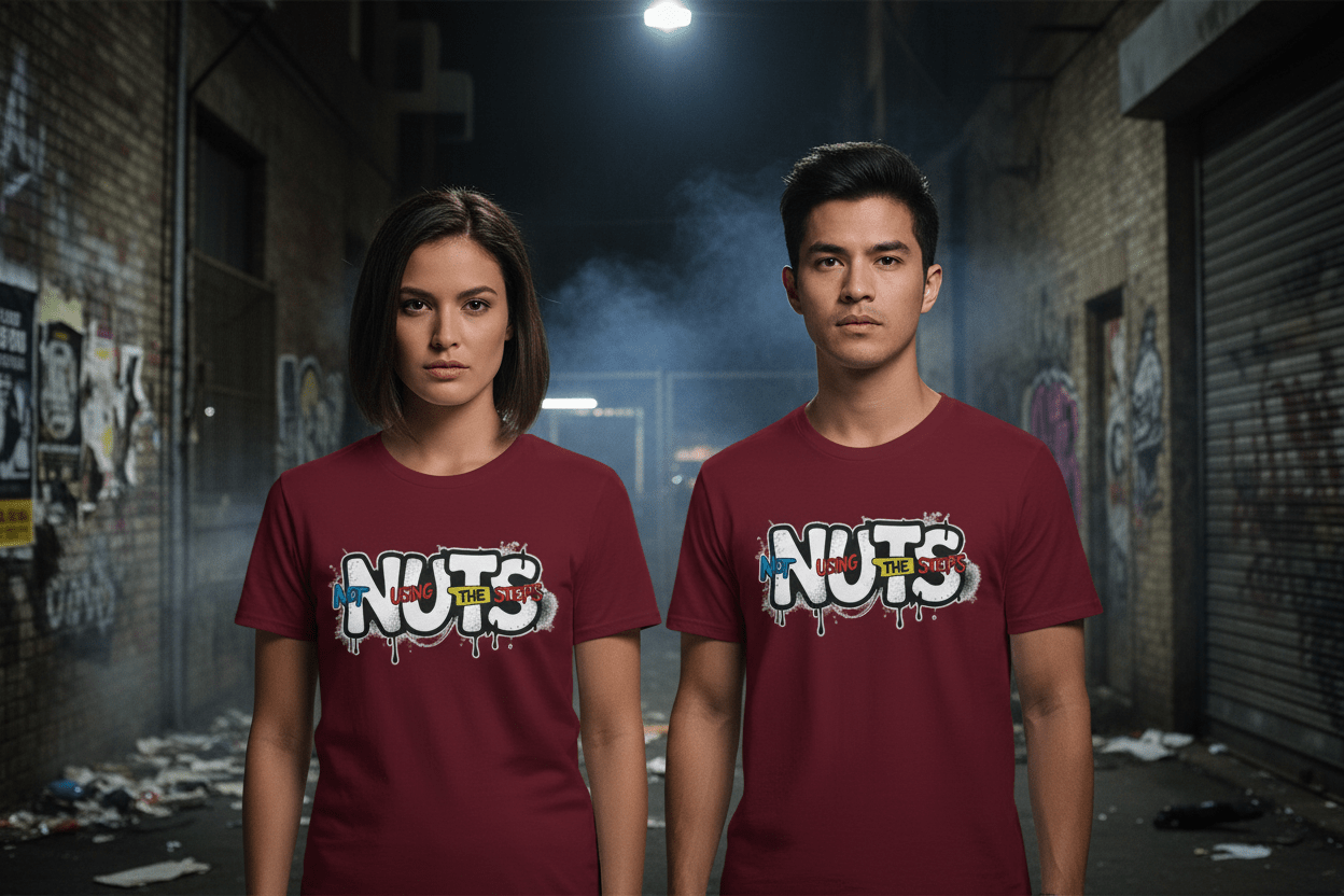 Nuts Not Using The Steps - Unisex Softstyle T-Shirt - NEXT CHAPTER APPAREL