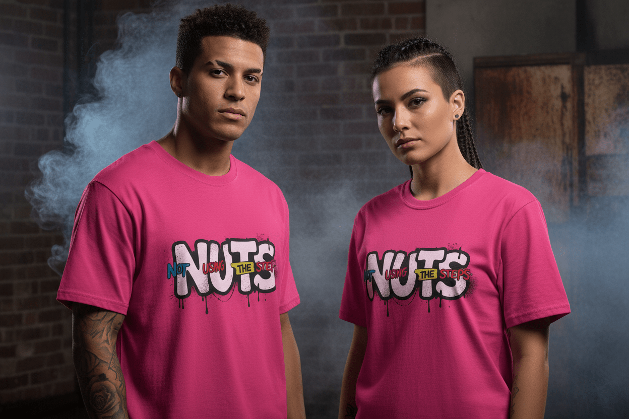Nuts Not Using The Steps - Unisex Softstyle T-Shirt - NEXT CHAPTER APPAREL