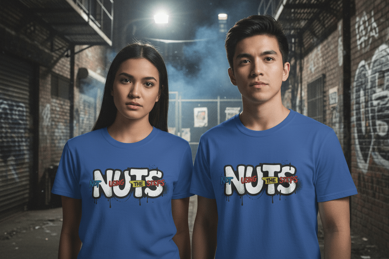 Nuts Not Using The Steps - Unisex Softstyle T-Shirt - NEXT CHAPTER APPAREL