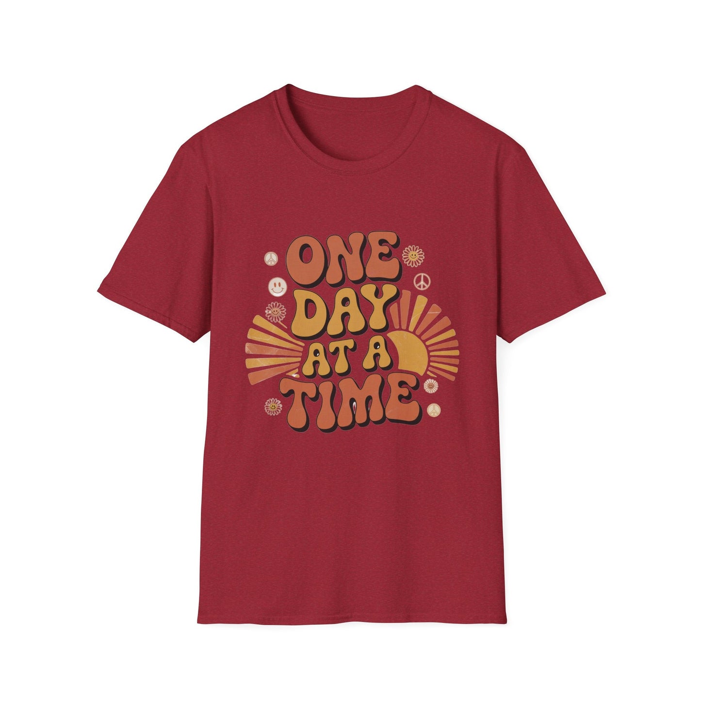 One day at a time Unisex Recovery Addiction T-Shirt - NEXT CHAPTER APPAREL