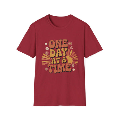 One day at a time Unisex Recovery Addiction T-Shirt - NEXT CHAPTER APPAREL