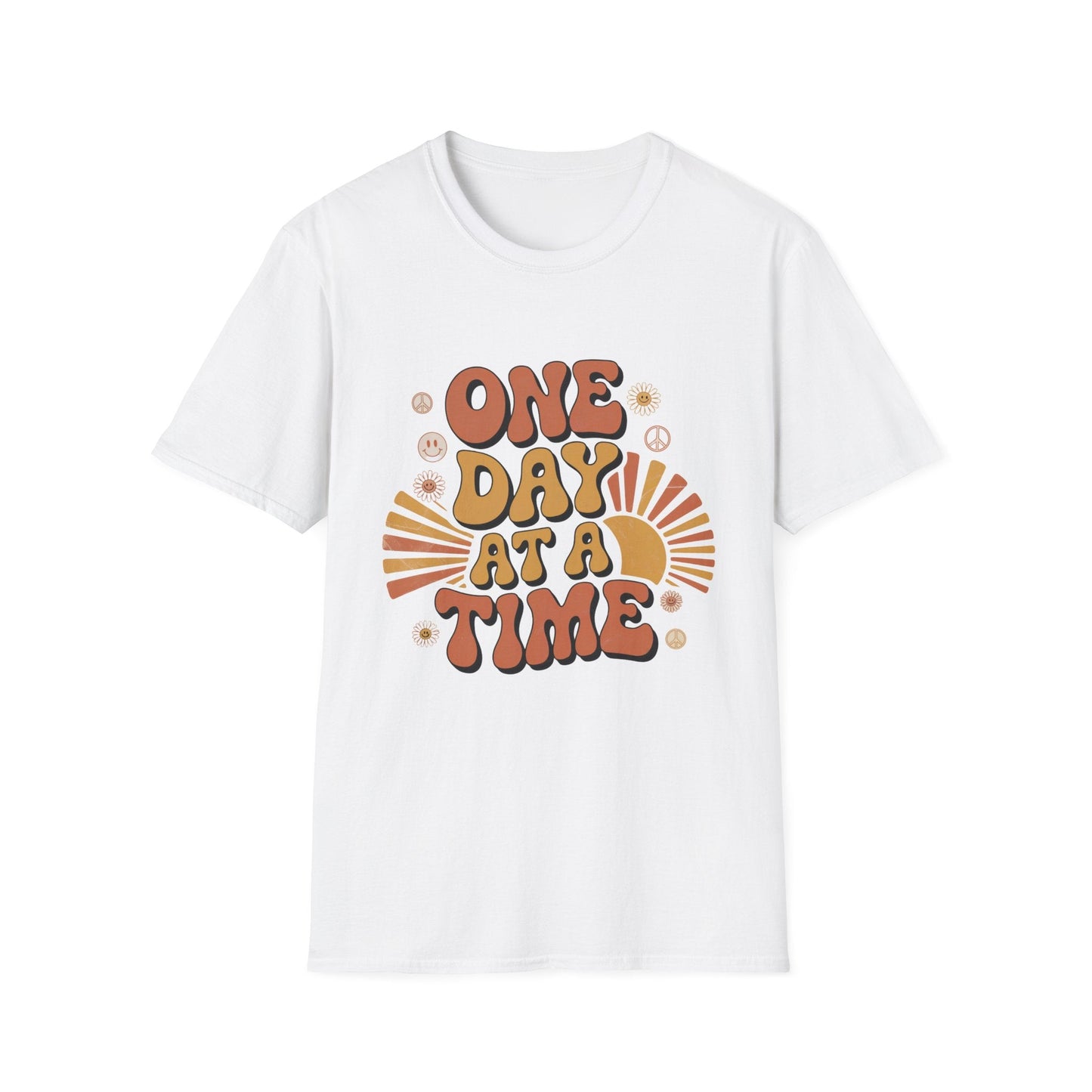 One day at a time Unisex Recovery Addiction T-Shirt - NEXT CHAPTER APPAREL
