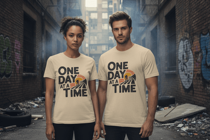 One day at a time Unisex Softstyle T-Shirt - NEXT CHAPTER APPAREL