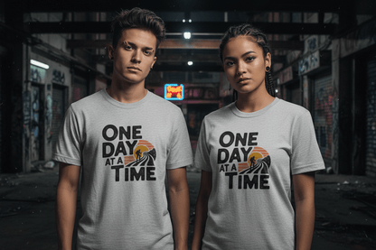 One day at a time Unisex Softstyle T-Shirt - NEXT CHAPTER APPAREL
