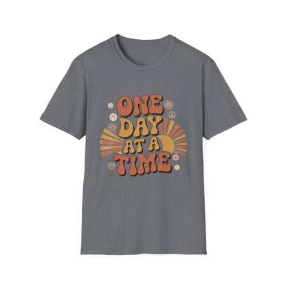 One day at a time Unisex Recovery Addiction T-Shirt - NEXT CHAPTER APPAREL