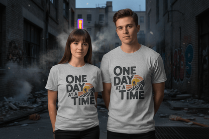 One day at a time Unisex Softstyle T-Shirt - NEXT CHAPTER APPAREL