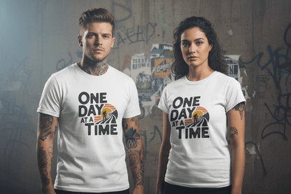 One day at a time Unisex Softstyle T-Shirt - NEXT CHAPTER APPAREL