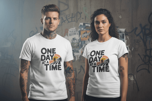 One day at a time Unisex Softstyle T-Shirt - NEXT CHAPTER APPAREL