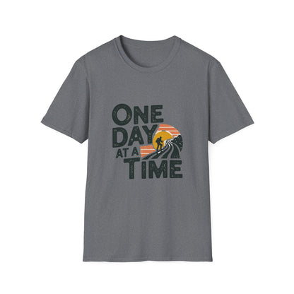One day at a time Unisex Softstyle T-Shirt - NEXT CHAPTER APPAREL