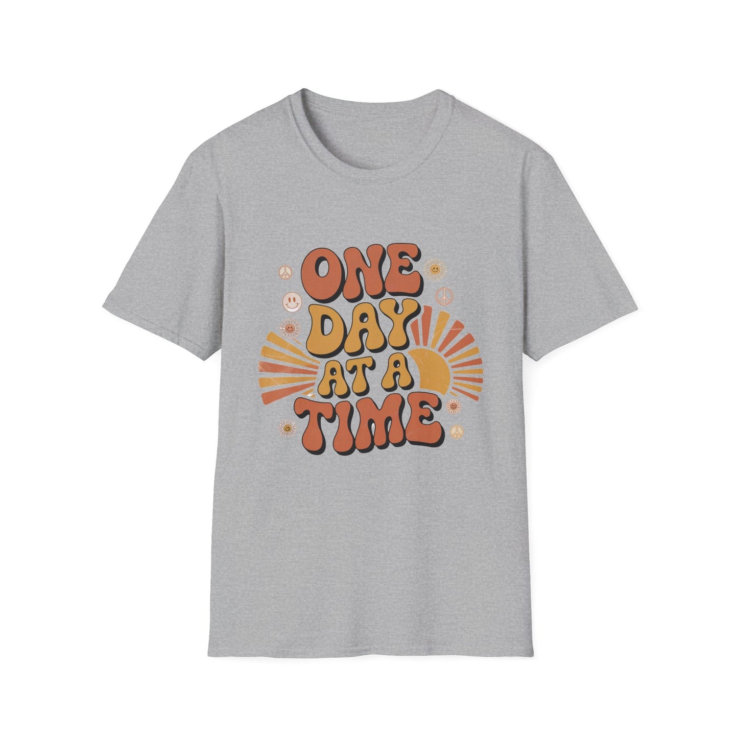 One day at a time Unisex Recovery Addiction T-Shirt - NEXT CHAPTER APPAREL