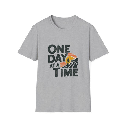 One day at a time Unisex Softstyle T-Shirt - NEXT CHAPTER APPAREL