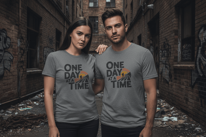 One day at a time Unisex Softstyle T-Shirt - NEXT CHAPTER APPAREL