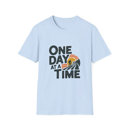 One day at a time Unisex Softstyle T-Shirt - NEXT CHAPTER APPAREL