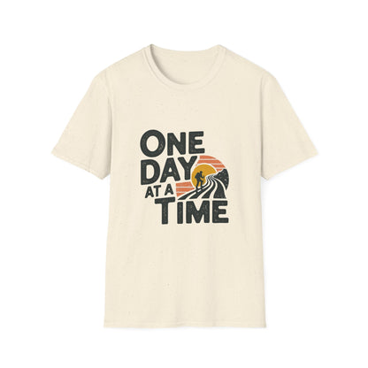 One day at a time Unisex Softstyle T-Shirt - NEXT CHAPTER APPAREL