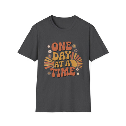 One day at a time Unisex Recovery Addiction T-Shirt - NEXT CHAPTER APPAREL
