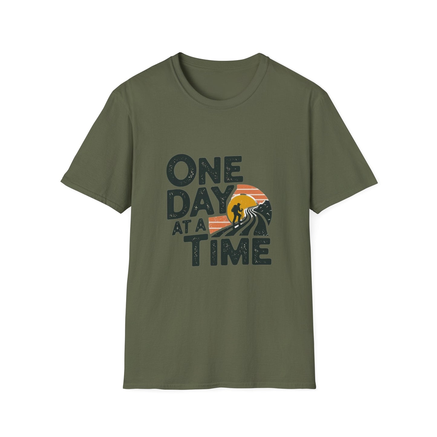 One day at a time Unisex Softstyle T-Shirt - NEXT CHAPTER APPAREL