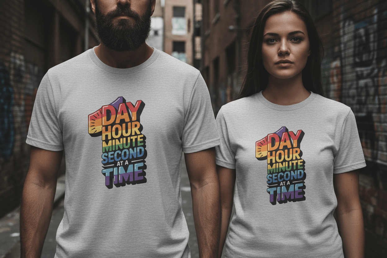 One Day One Hour - Unisex Softstyle T-Shirt - NEXT CHAPTER APPAREL
