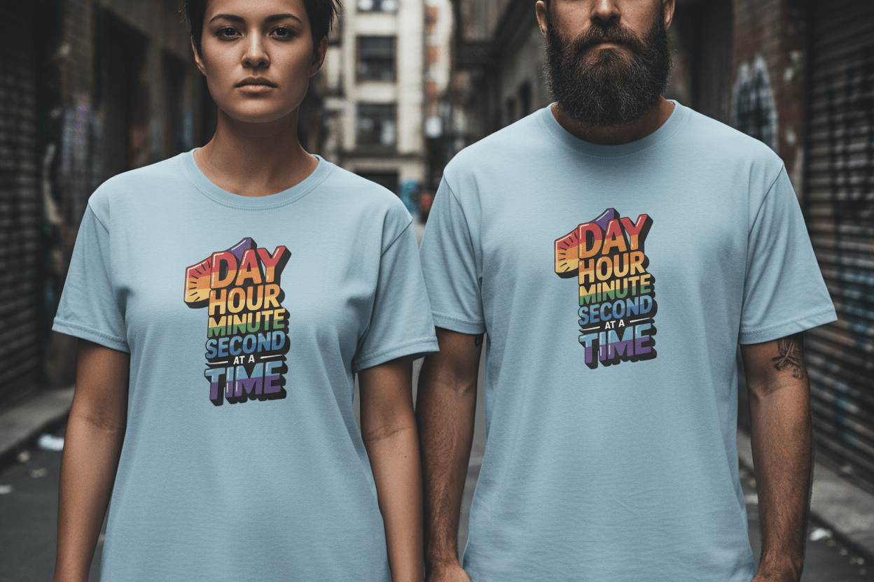 One Day One Hour - Unisex Softstyle T-Shirt - NEXT CHAPTER APPAREL