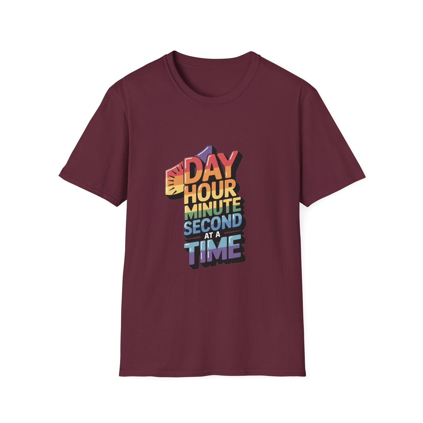 One Day One Hour - Unisex Softstyle T-Shirt - NEXT CHAPTER APPAREL